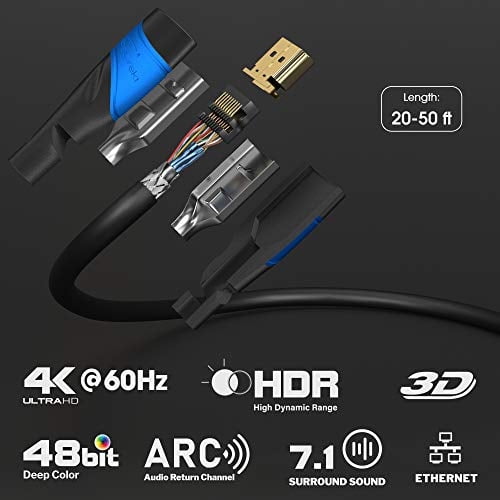 Kabeldirekt - Cable Hdmi Cabledirect 4k — Cable Hdmi De 35 Pies De Largo, Diseñado E