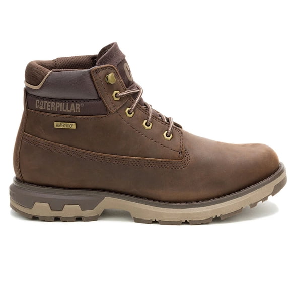 Zapatilla CAT Waterproof Hombre Pursue Café