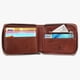 thumbnail image 2 of Billetera CALFART RFID de cuero con cremallera y bolsillo para monedas, 2 of 7