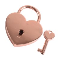 Bothyi - Cerradura Con Llaves Decoración Multicolor Retro Para El Gabinete De La Escuela De Juegos Oro Rosa