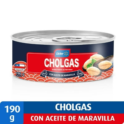 Choritos Aceite De Maravilla Lata Drenado 100 G - Neto 190 G Lider