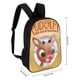 thumbnail image 2 of Rudolph el Reno de la Nariz Roja-theme Backpack, Campus style schoolbag Bookbag with Adjustable Shoulder Straps And Large Zip Compartment, Unisex Travel Bags., 2 of 6
