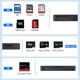 thumbnail image 3 of Lector de tarjetas SD SmartQ 4 en 1 USB C USB 3.0 de doble conector, 3 of 7