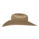 thumbnail image 3 of Sombrero vaquero Stetson Oakridge 2X de fieltro de lana color piedra, talla 7 1/2, 3 of 6