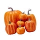 thumbnail image 3 of 7 calabazas artificiales de espuma para manualidades, accesorios para fotos, decoración de Halloween, calabazas decorativas de otoño para decoración Naranja intenso, 3 of 5