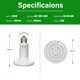 thumbnail image 5 of Lámpara de calor para reptiles HealSmart, emisor de calor de cerámica, 150 W, 110 - 120 V, 5 of 8