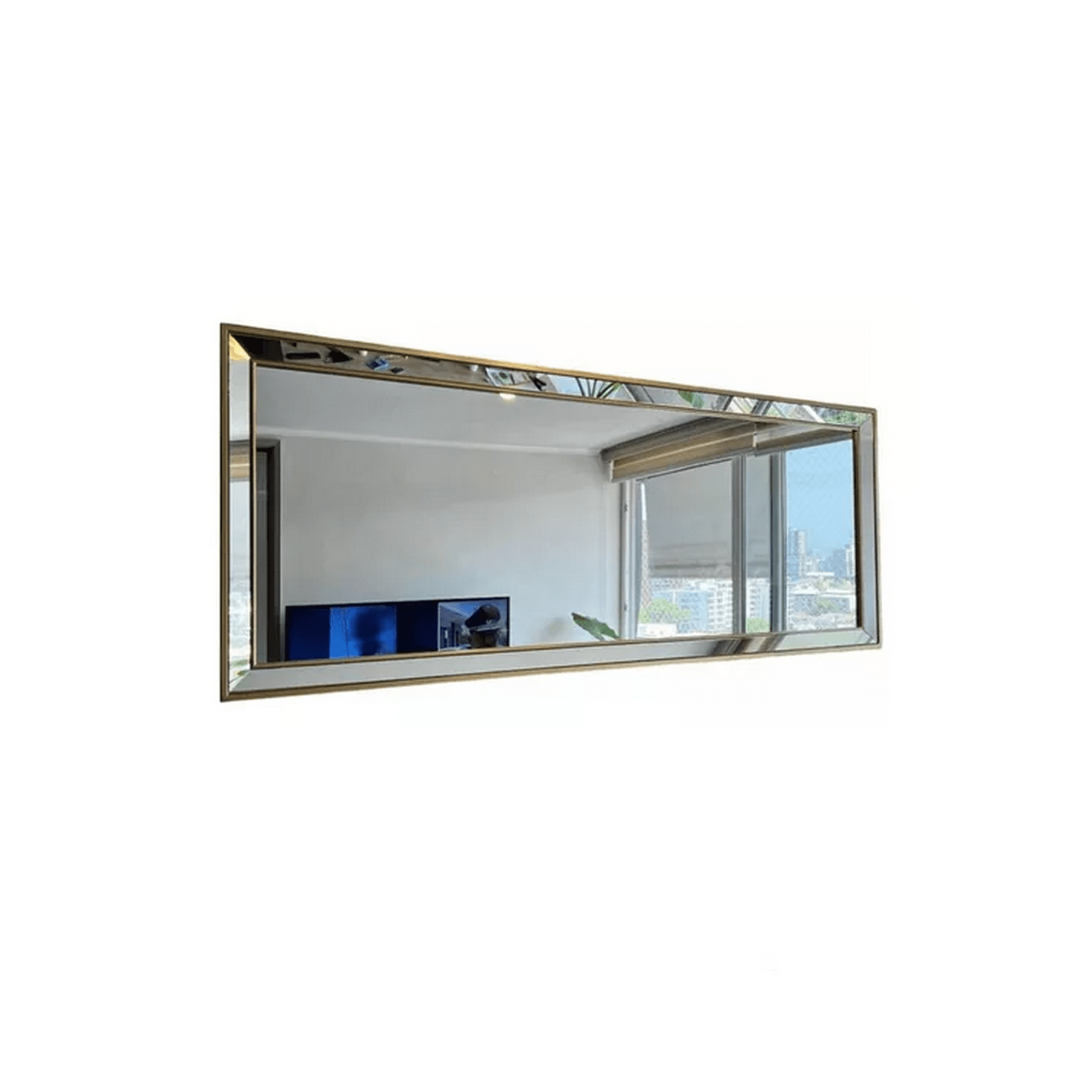 Genérico - Espejo Decorativo Marco Espejado Cuerpo Entero 180x72cm