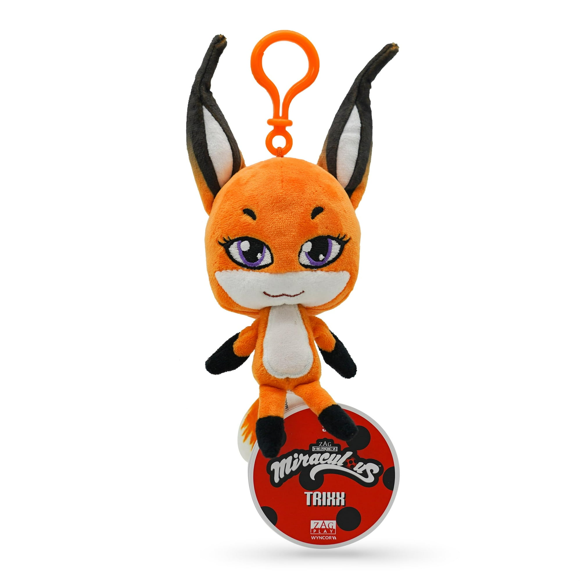 Peluche Miraculous Ladybug Kwami Lifesize Trixx De 12 Cm Con Llavero