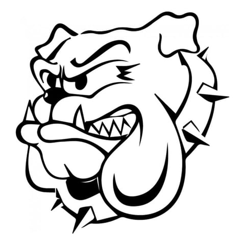 Rienda Libre Graphics - Decomural British Bulldog Dog Animals Kids Ws-34677