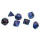 thumbnail image 1 of Juego de dados Chessex Gemini Mini, 7 piezas, poliédricos D&D, negro/rojo, 1 of 2