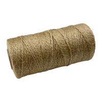 Magideal - Fina Yeja Twine Jute Cuerda Pesada Cáñamo De Cáñamo Cuerda De Hilo De Hilo Para Aplicaciones De Jardinería Empacando Decoración Macrame Decoración Del 2 Mm