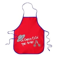 Pack X 4 Delantal Cocina / Cueca Rojo -Palermo