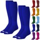 thumbnail image 1 of Calcetines de béisbol y sóftbol Rawlings, 2 pares, color azul real, tamaño grande, 1 of 7