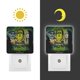 thumbnail image 3 of Los Munsters / La Familia Munster Luz nocturna LED con sensor de anochecer a amanecer para dormitorio, baño, pasillo, escaleras - Lámpara LED nocturna de enchufe, 0.5W - 1 pieza, 3 of 6