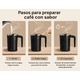 thumbnail image 5 of Taza Mezcladora Magnética Automática Acero 304 Con Indicador De Temperatura Negro, 5 of 6