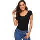 thumbnail image 5 of Blusa basica sin mangas con bordes ondulado., 5 of 5