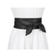 thumbnail image 5 of INSPIRE CHIC Cinturones Obi para Mujer Tallas Grandes Lazo Autoadherente Envolver Ancho Faja Cinturón para Vestidos Negro 37.40-40.16", 5 of 6