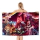thumbnail image 1 of Demon Slayer Toalla de playa de secado rápido con diseño temático, regalo para mujeres y niñas, ideal para cumpleaños, fans, amantes de la música, uso en la playa o al aire libre, 78 × 150 cm, 1 of 6