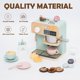thumbnail image 2 of Set de cafetera JuguetLand Kids de madera, 23 unidades, 3-5 años, 2 of 7