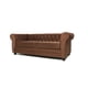 thumbnail image 2 of Sofá Chesterfield 3C Felpa Café, 2 of 2