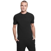 Camiseta Guess Alphy De Manga Corta Para Hombre, Color Negro Azabache, Talla S