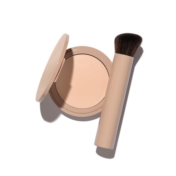 Fundación No Makeup Makeup Porcelana + Dúo de Brocha