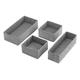 thumbnail image 1 of Set 4 Cajas Organizadoras Plegables De Tela Gris, 1 of 5