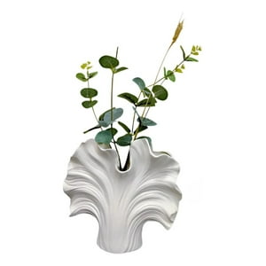 Genérico - Florero Decorativo Diseño Orgánico Forma Ondulada Hogar Jhn