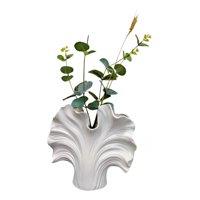 Genérico - Florero Decorativo Diseño Orgánico Forma Ondulada Hogar Jhn