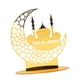 thumbnail image 5 of Acrílico Eid Mubarak Adorno De Mesa Islam Musulmán Artesanía Decoraciones Para Fiestas Estilo C, 5 of 5