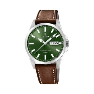 Reloj F20358/5 Festina Verde Hombre Correa Clasico