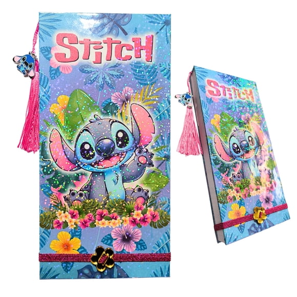 Libreta De Stitch, Tamaño 10 x 20 cm