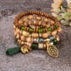 thumbnail image 1 of Creative Bohemian Bracelet Layered Beaded Stretch Bracelet, 1 of 5