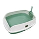 thumbnail image 2 of Caja De Arena Para Gatos Semi Abierta Kitty Retrete Profundo Portátil Con Cuchara Inodoro Para Gatos Verde, 2 of 5