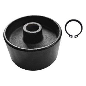 Ioensy - Rueda Para Gato Hidráulico De Suelo, Robusta Y Estable, Profesional, Universal, De Metal, Repuesto Para Rueda, Orificio De 88 Mm, 20 Mm