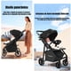 thumbnail image 4 of Coche De Paseo Con Posa Vaso 4 Años Iron Gris LuBabycas, 4 of 8