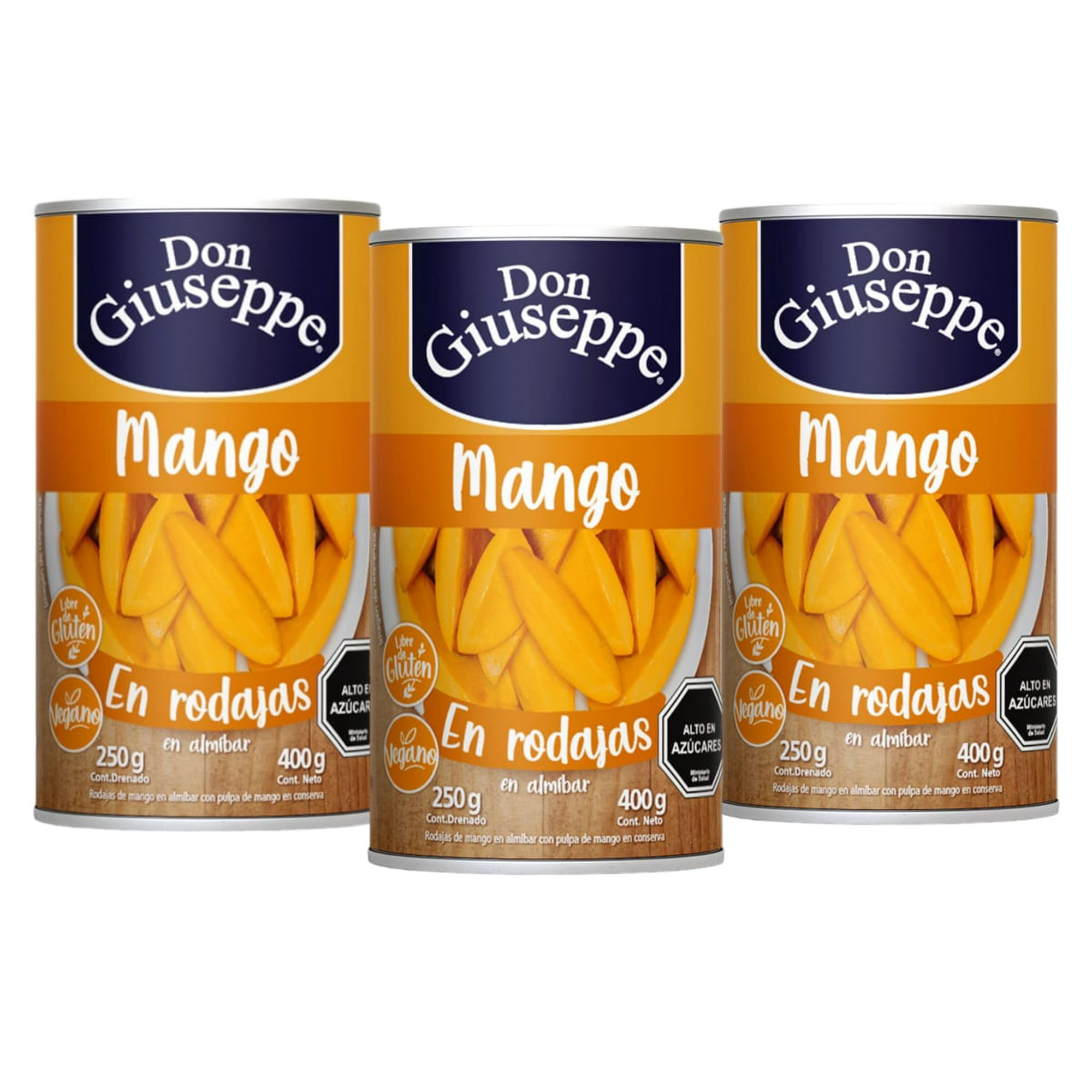 Mangos En Almíbar 3 Unidades De 400G | Lider