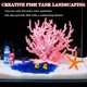 thumbnail image 2 of Adorno para Acuario Besimple Coral Rosa 17x14 cm, 2 of 7