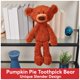 thumbnail image 2 of Palillo de peluche GUND con forma de palillo de calabaza y osito de peluche de 15 pulgadas, 2 of 8