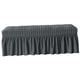 thumbnail image 4 of Funda para banco de comedor, elásticas extraíbles para sillas, de funda de asiento elástico, funda de cojín para banco para , gris Gris oscuro, 4 of 5