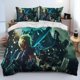 thumbnail image 1 of Final Fantasy Series GamesComforter Bedding Set,Duvet Cover Bed Set Quilt Cover Pillowcase, Size Home Textile Bed Sheets, 1 of 5