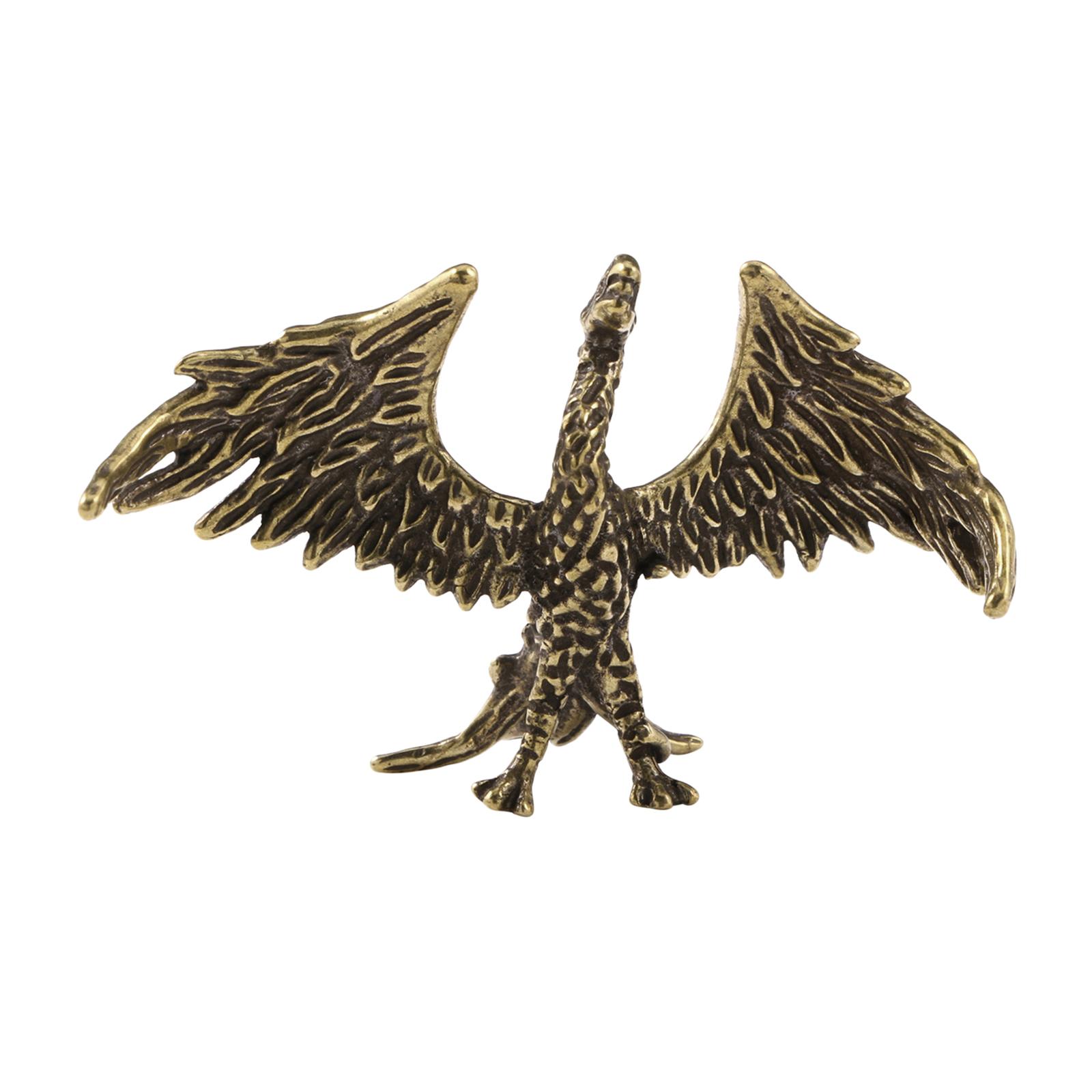 Bothyi - Ilustraciones De Adorno De Fénix De Llama De Latón Hechas A Mano Para Mesa, Sala De Estar, Hotel