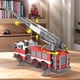 thumbnail image 4 of Set de construcción BYWBRICKIFY Camión de bomberos con escalera y luces 720 piezas, 4 of 7