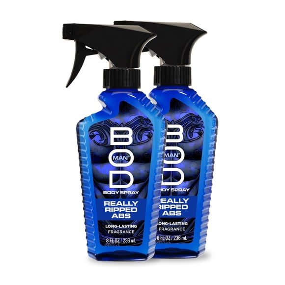 Spray corporal con fragancia Bod Man Really Ripped Abs 240 ml (paquete de 2)