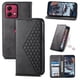 thumbnail image 1 of Funda Flip FOXDOCK para Motorola Moto G84 , Estilo Billetera con Diseño Rombo, Correa de Mano y Soporte, Uso Diario, 1 of 6