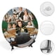 thumbnail image 4 of Richie Rich Plato decorativo de porcelana fina (bone china), plato decorativo de cerámica para hogar, oficina, soporte de pared, platos decorativos para dormitorio - 6 pulgadas (15 cm), 4 of 6