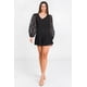 thumbnail image 3 of Mono CC Wholesale Clothing Sólido Con Escote En V Negro, 3 of 6