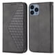thumbnail image 5 of Funda Flip FOXDOCK para iPhone 13 , Estilo Billetera con Diseño Rombo, Correa de Mano y Soporte, Uso Diario, 5 of 5