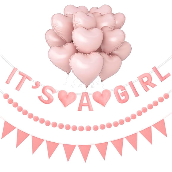 Set de banner de cumpleaños TONGQI Happy Birthday para niñas y niños