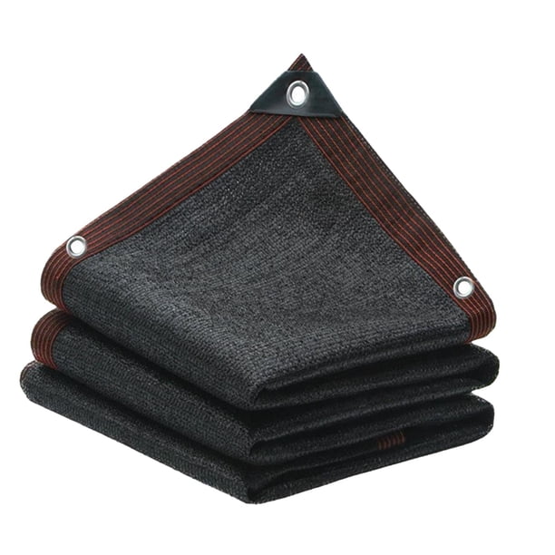Lona de malla de tela para sombra con ojales, cubierta vegetal de alta densidad, cubierta para sombra, malla para sombra para piscinas de invernadero 2mx2m